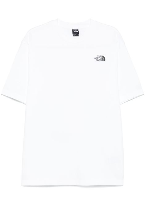 dome relaxed tee man white THE NORTH FACE | NF0A8C3TFN41